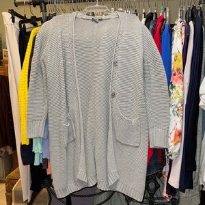 Reaction Kenneth Cole Light Gray Cardigan